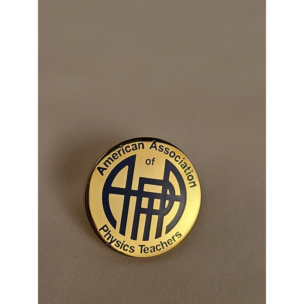 Vintage AAPT American Association Physics Teachers Enamel Lapel Pin